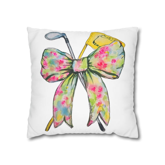Colorful Bow Decor Pillowcase – Vibrant Decorative Throw for Home & Gifts