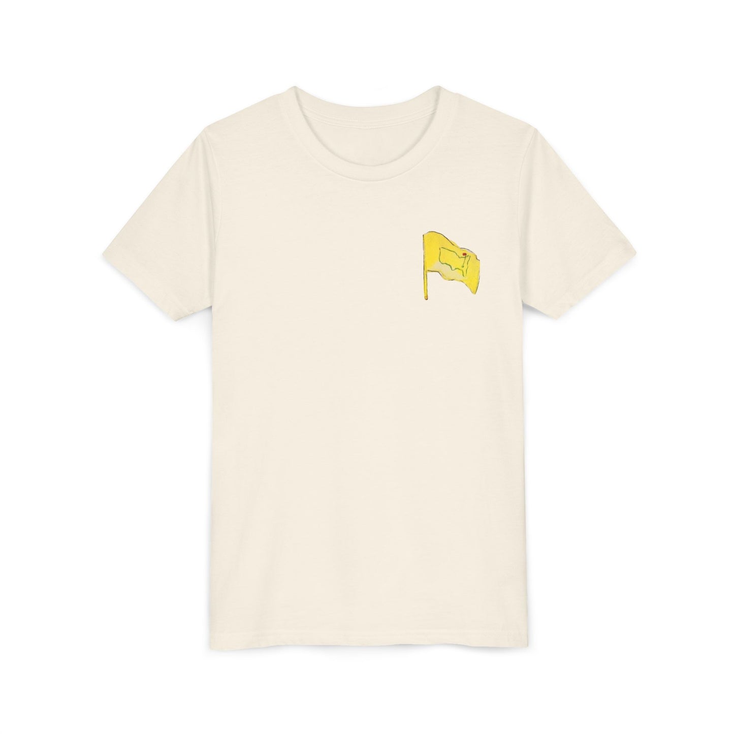 Youth Pimento Cheese  Front FlagTee - Fun & Quirky Short Sleeve Shirt with Flag Design