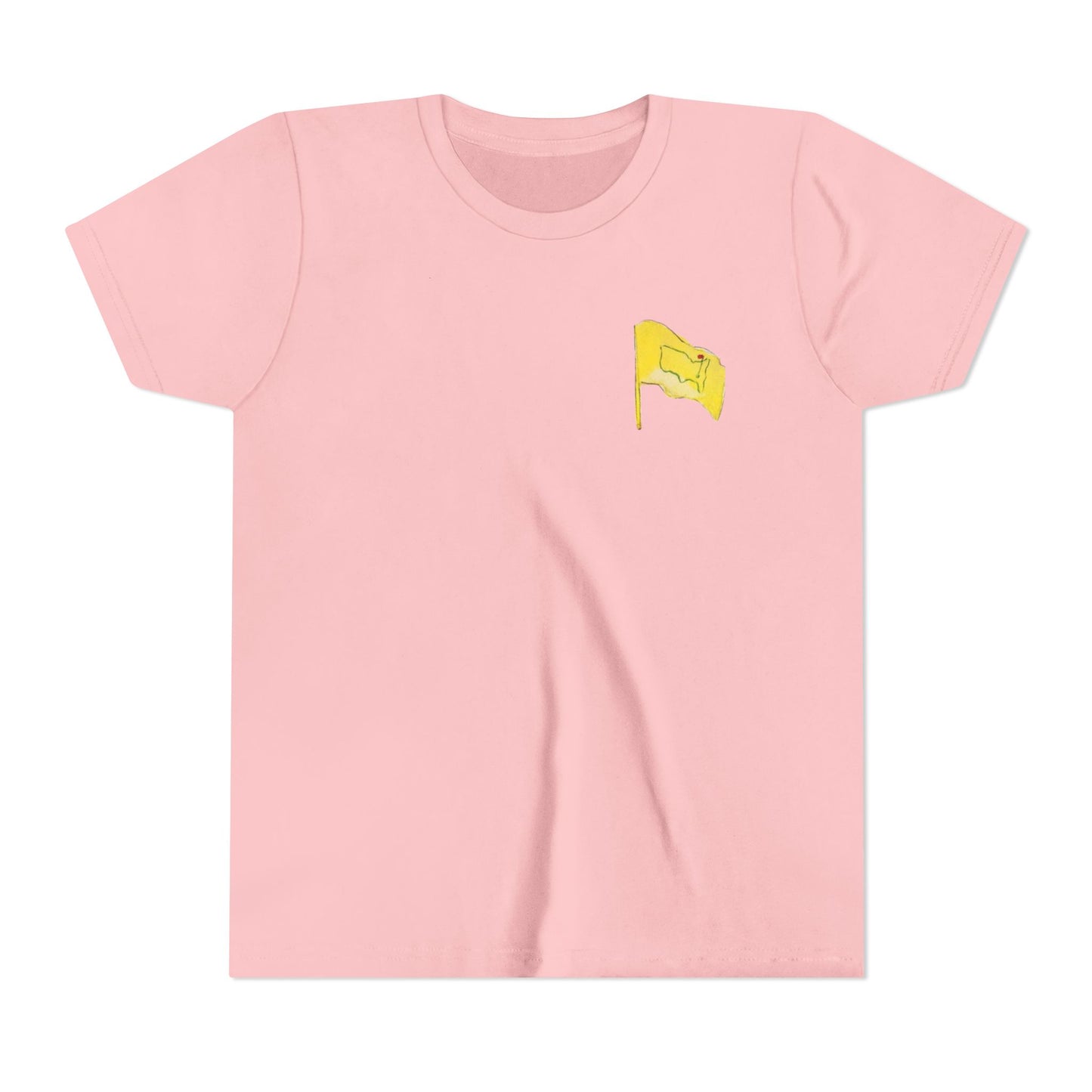 Youth Pimento Cheese  Front FlagTee - Fun & Quirky Short Sleeve Shirt with Flag Design