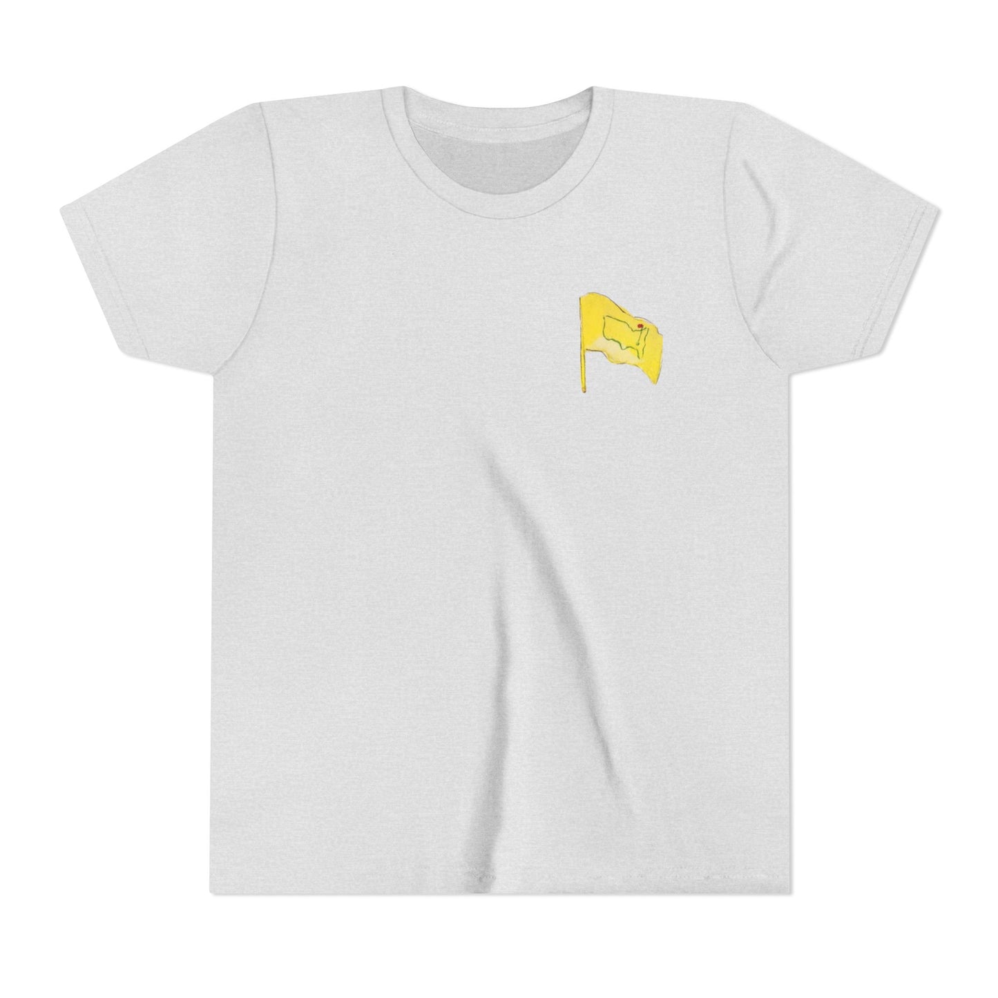 Youth Pimento Cheese  Front FlagTee - Fun & Quirky Short Sleeve Shirt with Flag Design