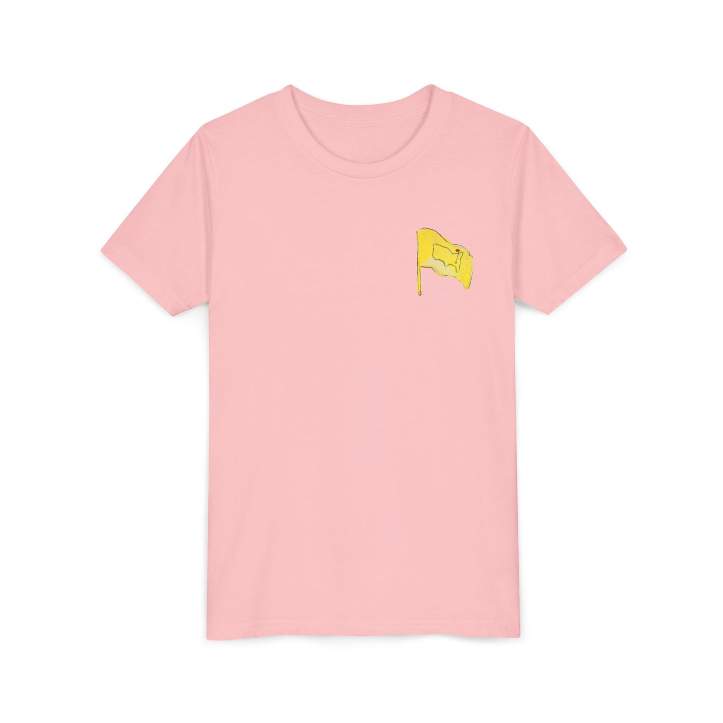 Youth Pimento Cheese  Front FlagTee - Fun & Quirky Short Sleeve Shirt with Flag Design