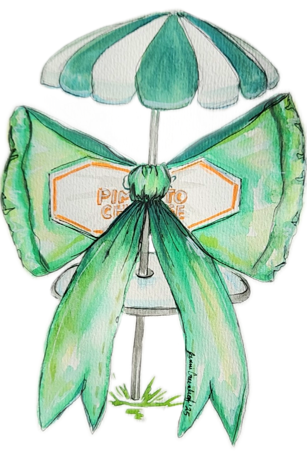 Golf Bow Garden flag