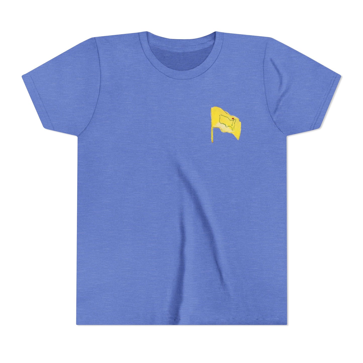 Youth Pimento Cheese  Front FlagTee - Fun & Quirky Short Sleeve Shirt with Flag Design