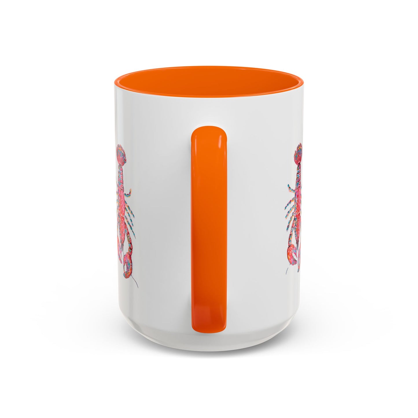 Colorful Lobsta Accent Coffee Mug - 11oz & 15oz - Perfect for Seafood Lovers and Beach Enthusiasts