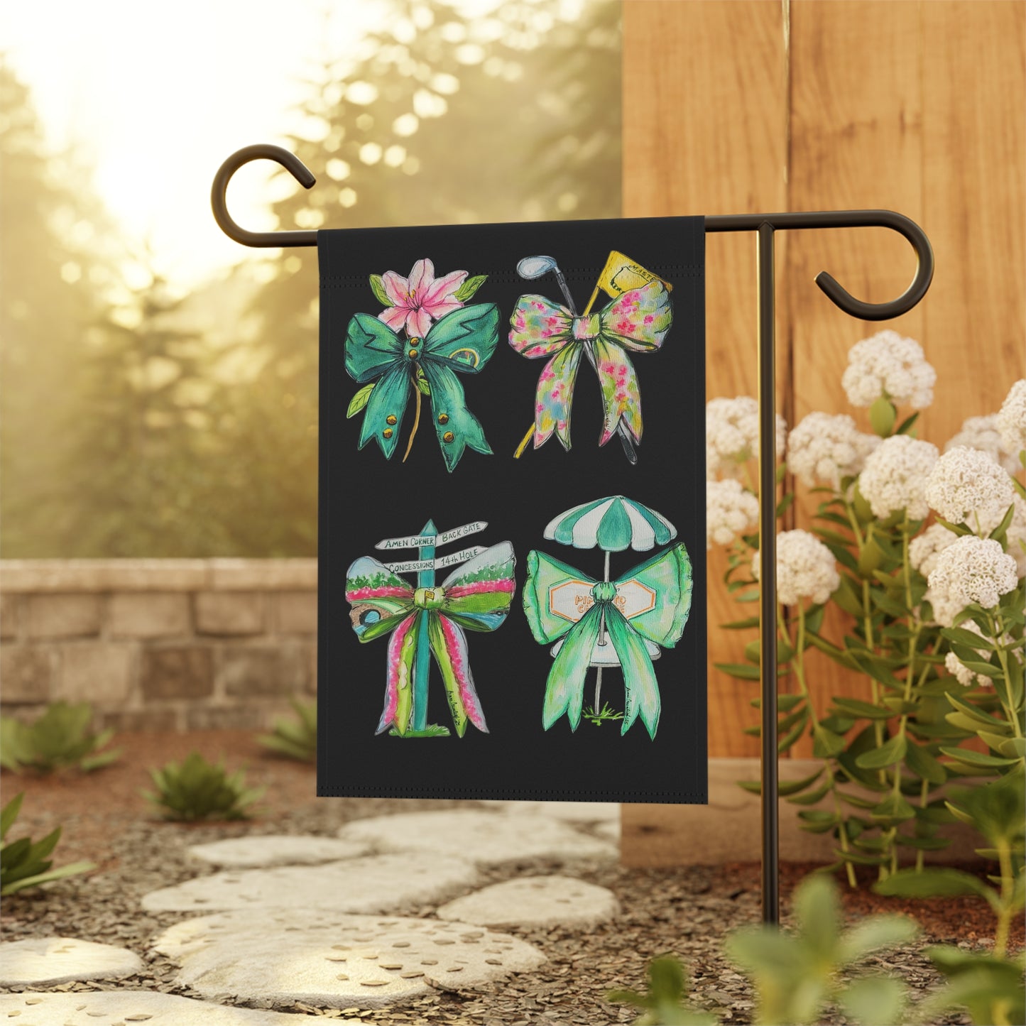 Golf BowGarden & House Flag Black