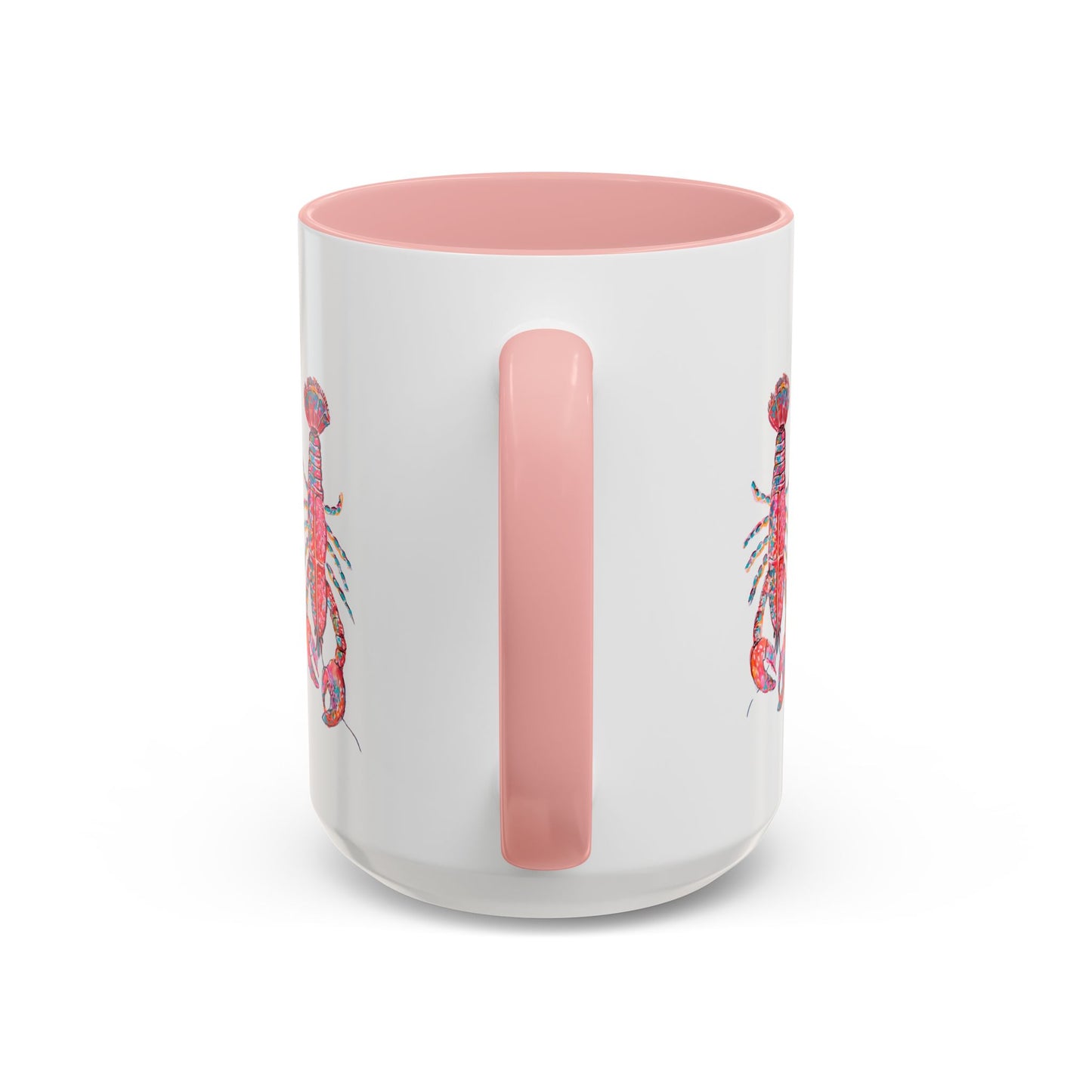 Colorful Lobsta Accent Coffee Mug - 11oz & 15oz - Perfect for Seafood Lovers and Beach Enthusiasts